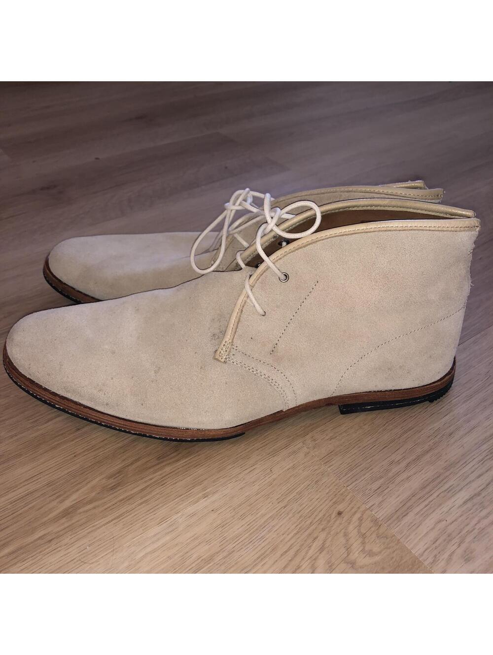 TIMBERLAND CHUKKA LEATHER SUEDE WODEHOUSE ANKLE BOOTS BEIGE TAN MENS SIZE 12